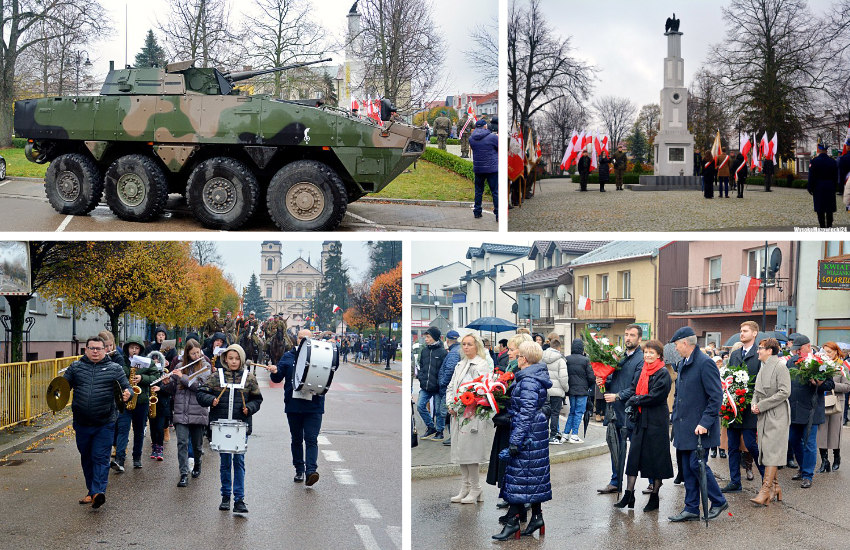 Wysokie Mazowieckie: Uroczyste obchody 105. rocznicy odzyskania Niepodległości [wideo/foto]