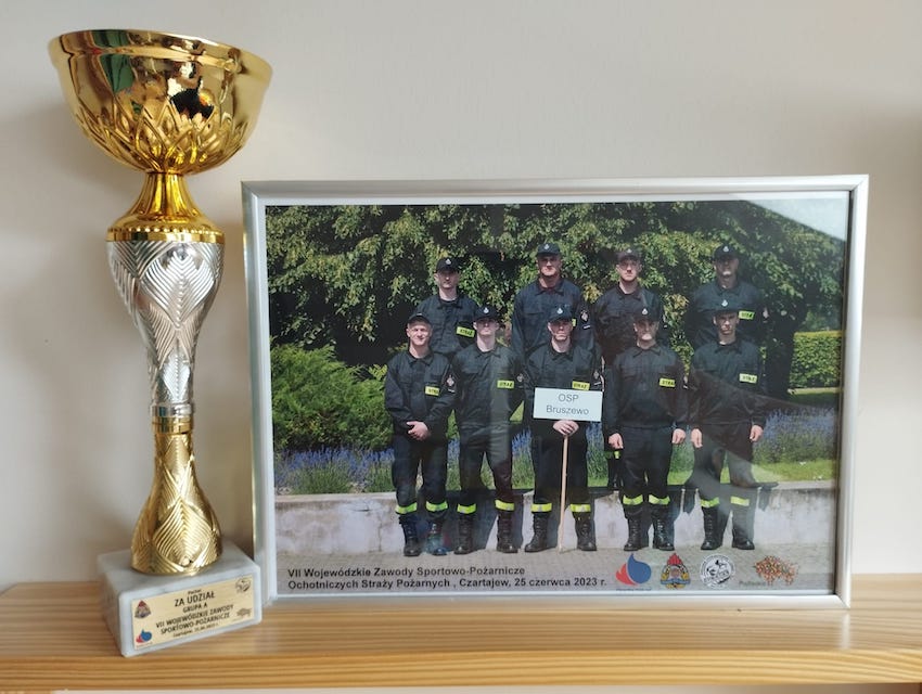 Niefortunne zdarzenie nie łamie ducha OSP Bruszewo