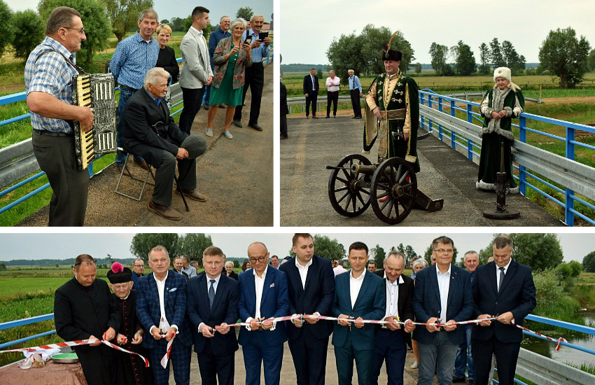 Nowy most na rzece Nurzec już otwarty. Uroczystości w Wyszonkach Nagórkach [foto]