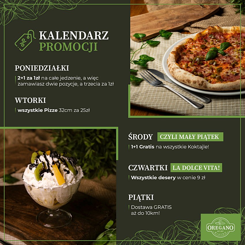 Wyjątkowa Akcja Promocyjna na wakacje w Oregano Bistro | Szepietowo, Wysokie Mazowieckie (2)
