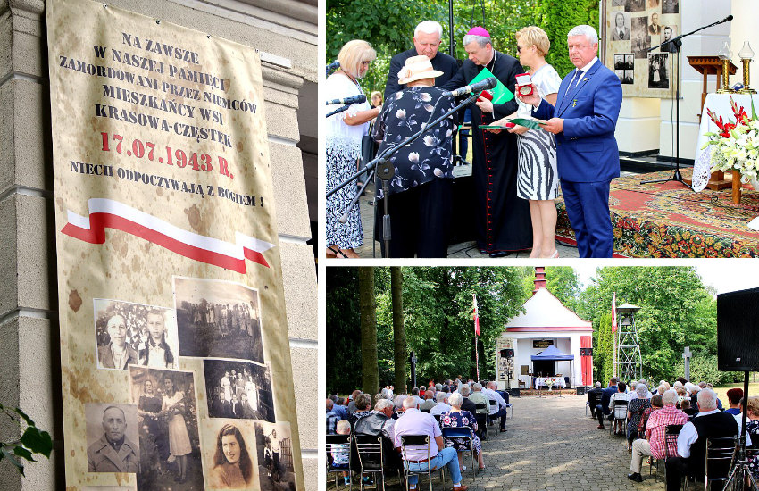 Zbrodnia sprzed 80 lat: Krasowo-Częstki upamiętnia swoich mieszkańców [foto]