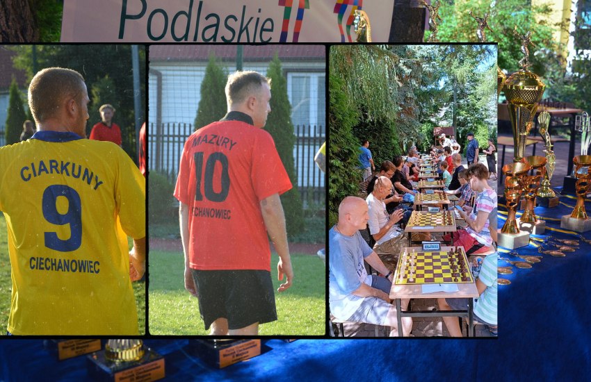 Ciechanowiec w rytmie sportu: "Ruska Strona" kontra "Polska Strona"! [wideo/foto]