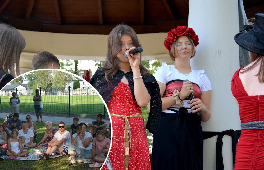 Czyżew: Park Miejski w Czyżewie świadkiem "Tajemnicy Starego Dworu" [wideo/foto]