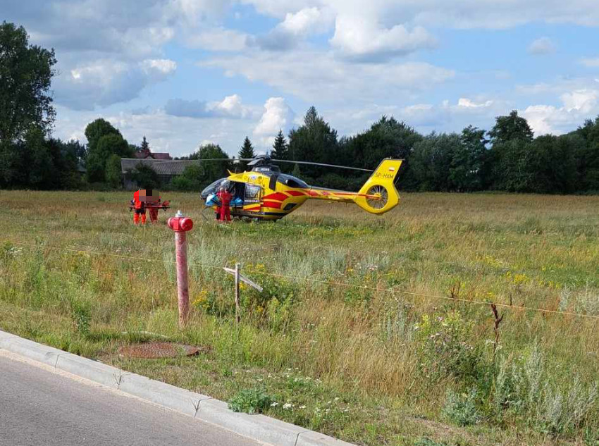 Przygnieciony przez kombajn - dramatyczne chwile podczas prac naprawczych