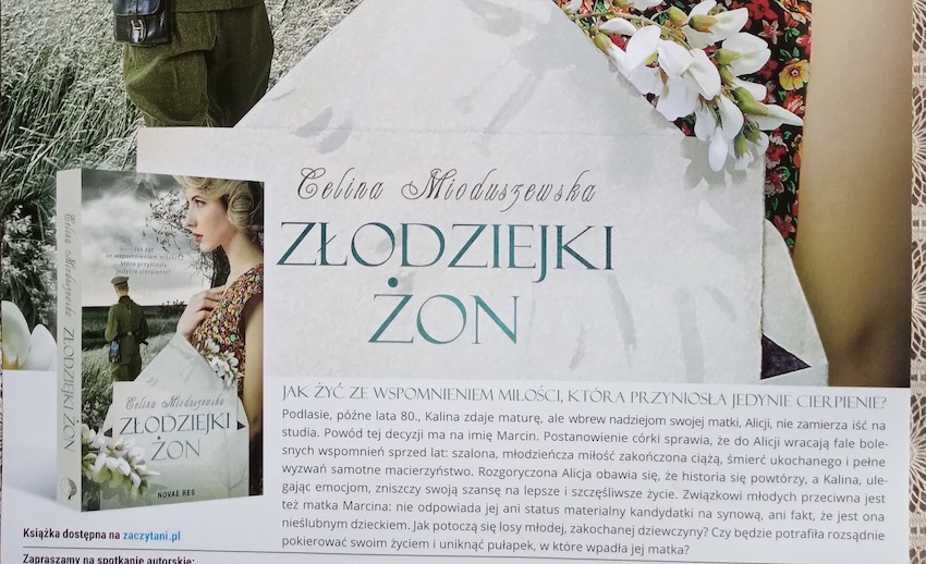 Celina Mioduszewska i "Złodziejki żon": Nowa powieść z Wysokiego Mazowieckiego