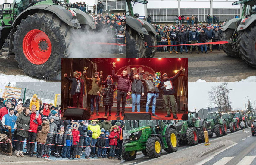 Wysokie Mazowieckie. Olbrzymie traktory rywalizowały w zawodach w przeciąganiu liny [wideo/foto]