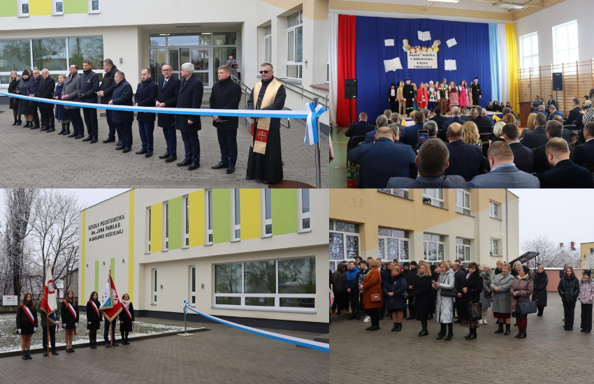 Rozbudowana SP w Jabłonce Kościelnej uroczyście otwarta [foto]