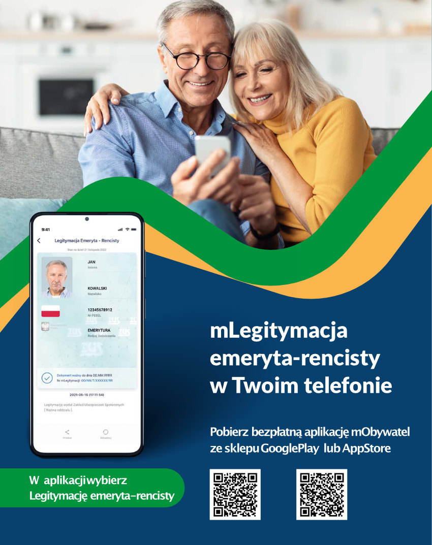 MLegitymacją zamiast plastikowej karty do wszystkich emerytów i rencistów