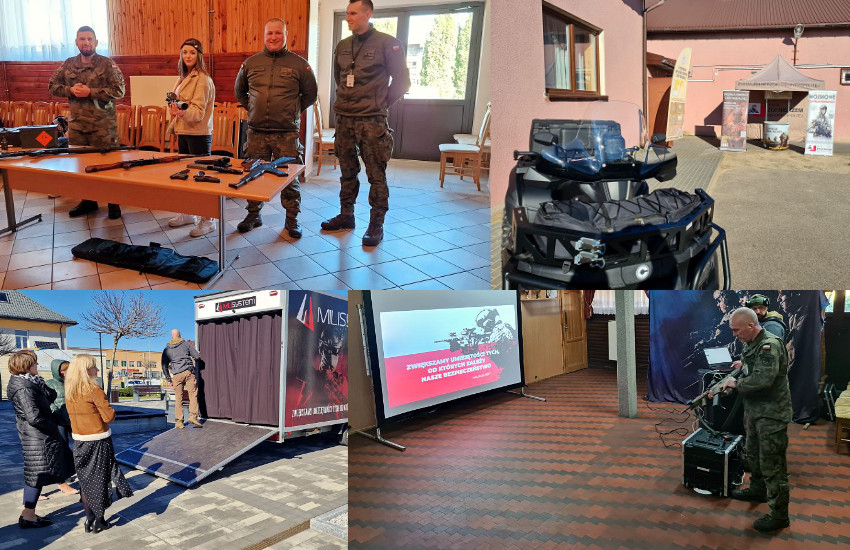 Wirtualna strzelnica „Wisła” zawitała do gminy Szepietowo [foto]