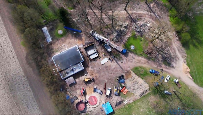 W Nowym Szepietowie-Podleśnem powstaje nowoczesna stacja uzdatniania wody – zobacz filmik z przebiegu prac