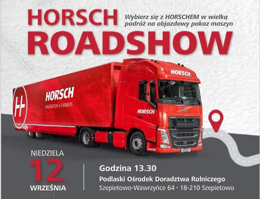 HORSCH Roadshow w Szepietowie. Zaprasza Roltoma Agrotechnika