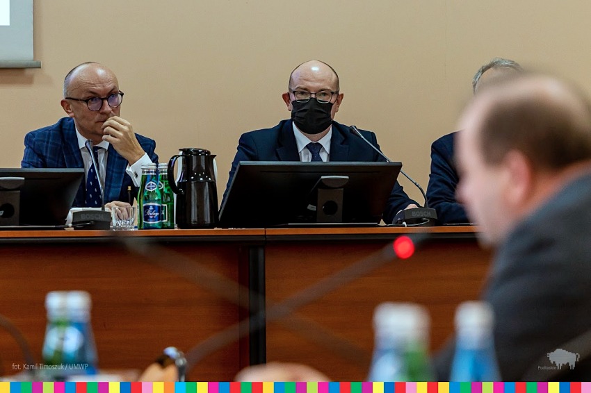 Marszałek z wizytą w Wysokiem Mazowieckiem. Rozmowy o przyszłości powiatu i miasta [foto]