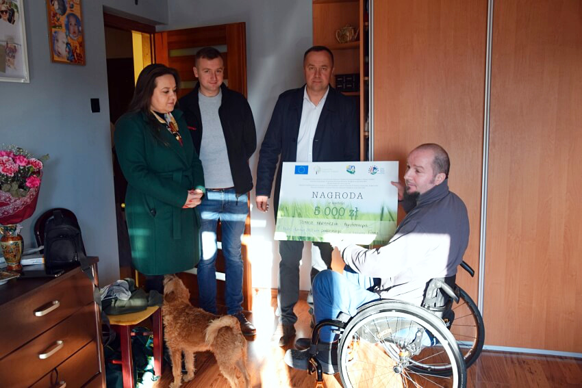 Właściciel firmy Agrofrankopol wsparł rolnika z gminy Wysokie Mazowieckie [foto]