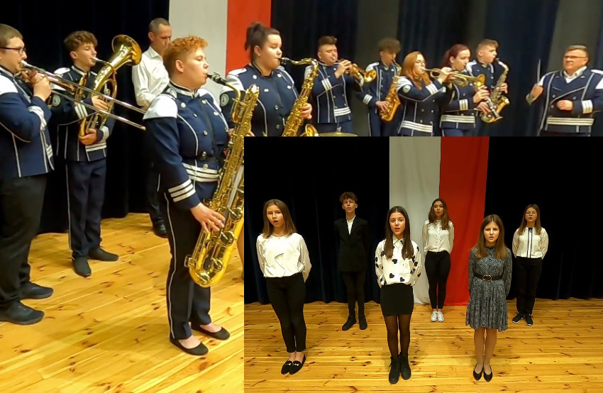 "Wiązanki Pieśni Żołnierskich" i "Niepodległa, niepokorna" w wykonaniu artystów z Szepietowa [foto]