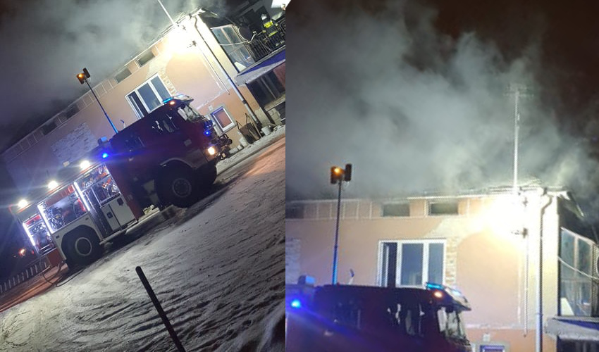 Szepietowo. Palił się dom. Na miejsce zadysponowano 7 zastępów straży [foto]