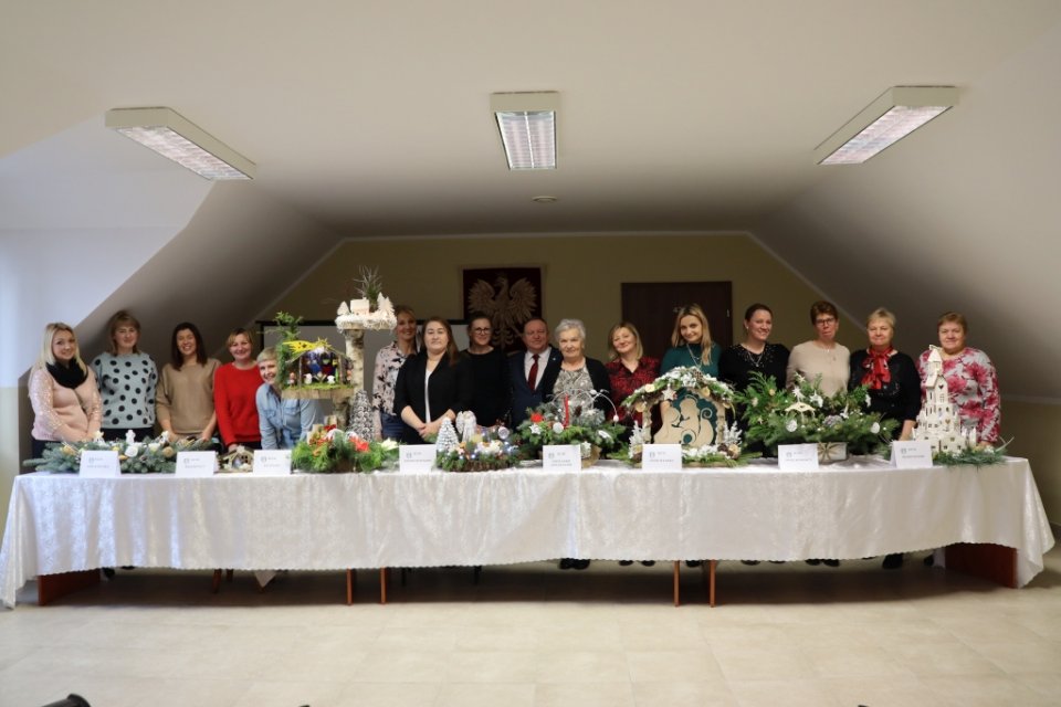 Wysokie Mazowieckie. Podsumowanie konkursu na najładniejszy stroik bożonarodzeniowy [foto]