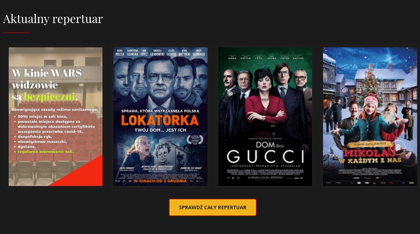 WARS zaprasza. Aktualny repertuar filmów [22-30.12]