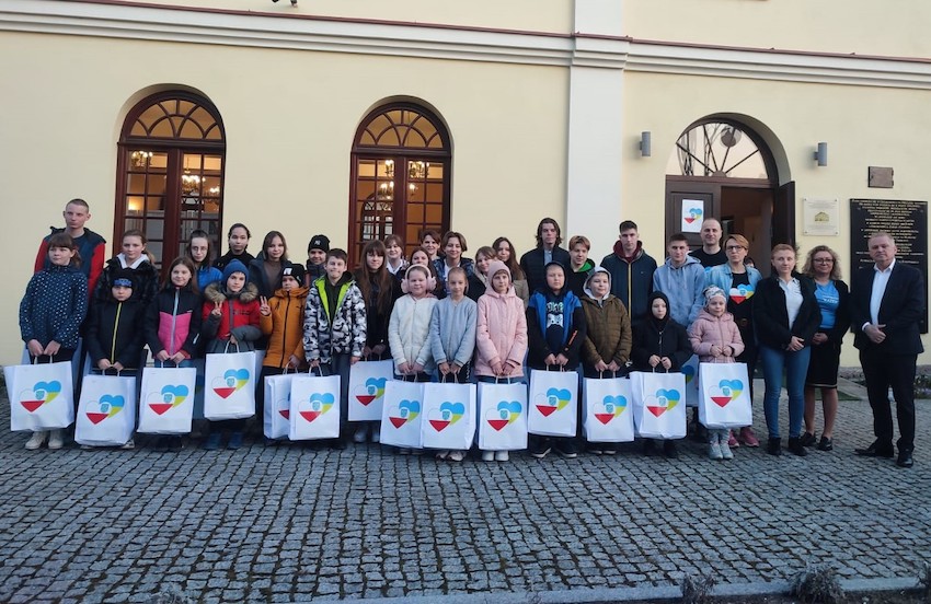 Ciechanowiec. Wręczono prezenty ukraińskim dzieciom [foto]