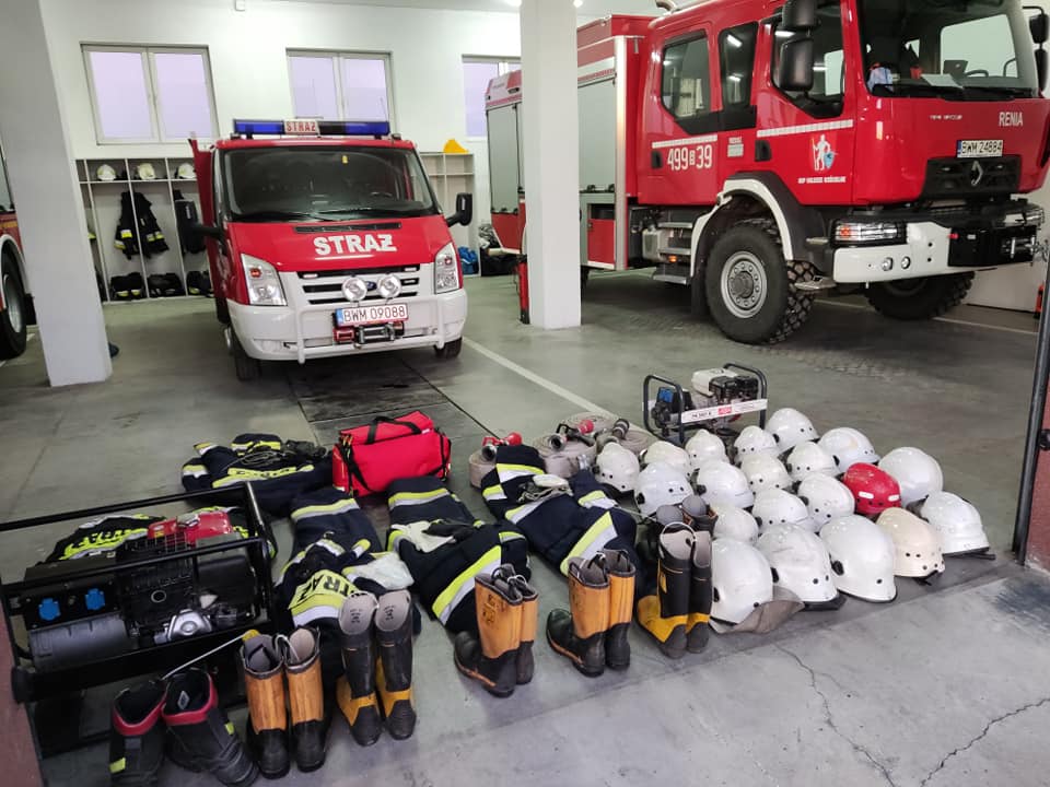 Jednostki OSP z gminy Kulesze Kościelne wsparły strażaków z Ukrainy [foto]