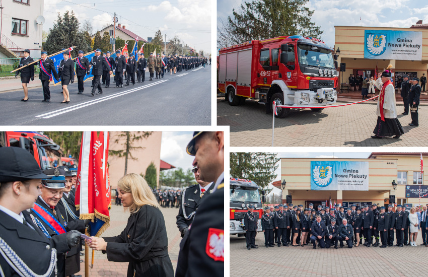 100 lat OSP Nowe Piekuty! Wielkie uroczystości i nowy wóz [wideo/foto]