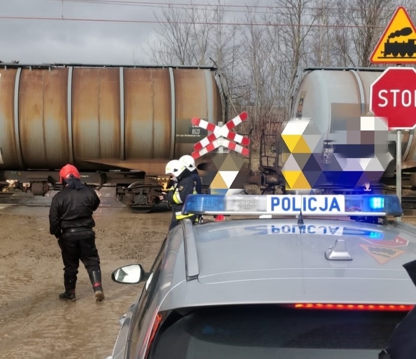 Wysokomazowieccy policjanci kontrolowali przejazdy kolejowe
