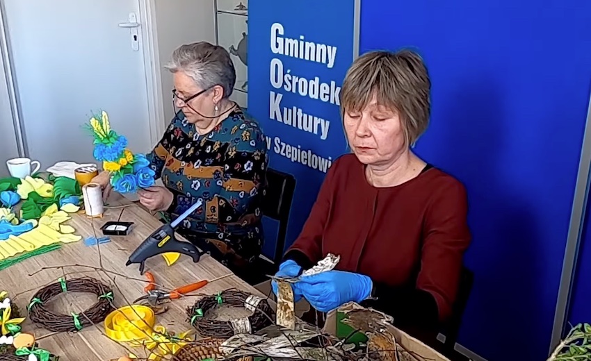 GOK w Szepietowie. Jak wykonać palmę oraz wianki wielkanocne [wideo]