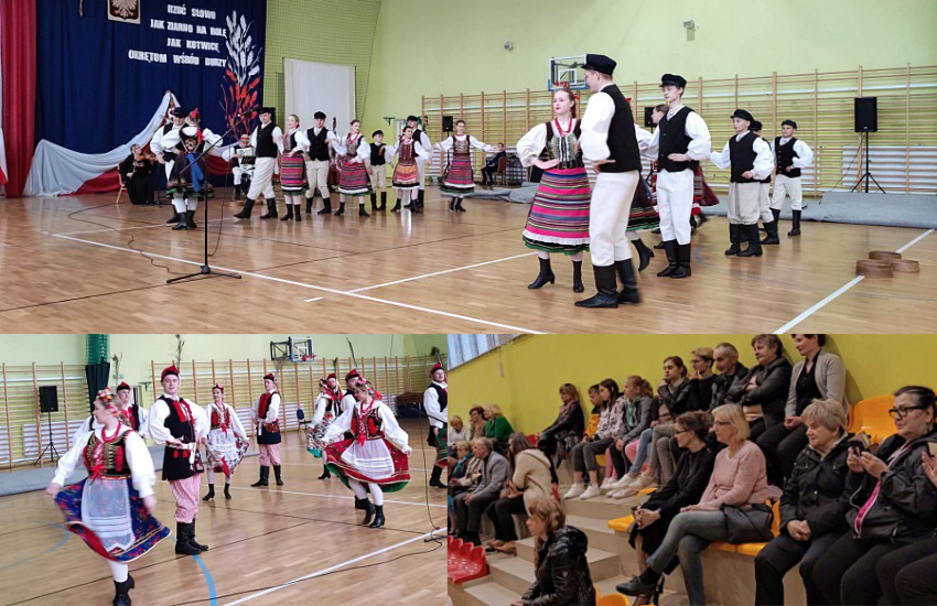 W Ciechanowcu wystąpił Ludowy Zespół Pieśni i Tańca "Skowronki" [foto]