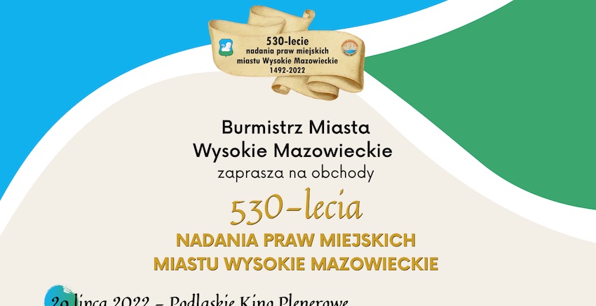 Koncerty, pikniki, wyścig kolarski - święto Wysokiego Mazowieckiego już wkrótce