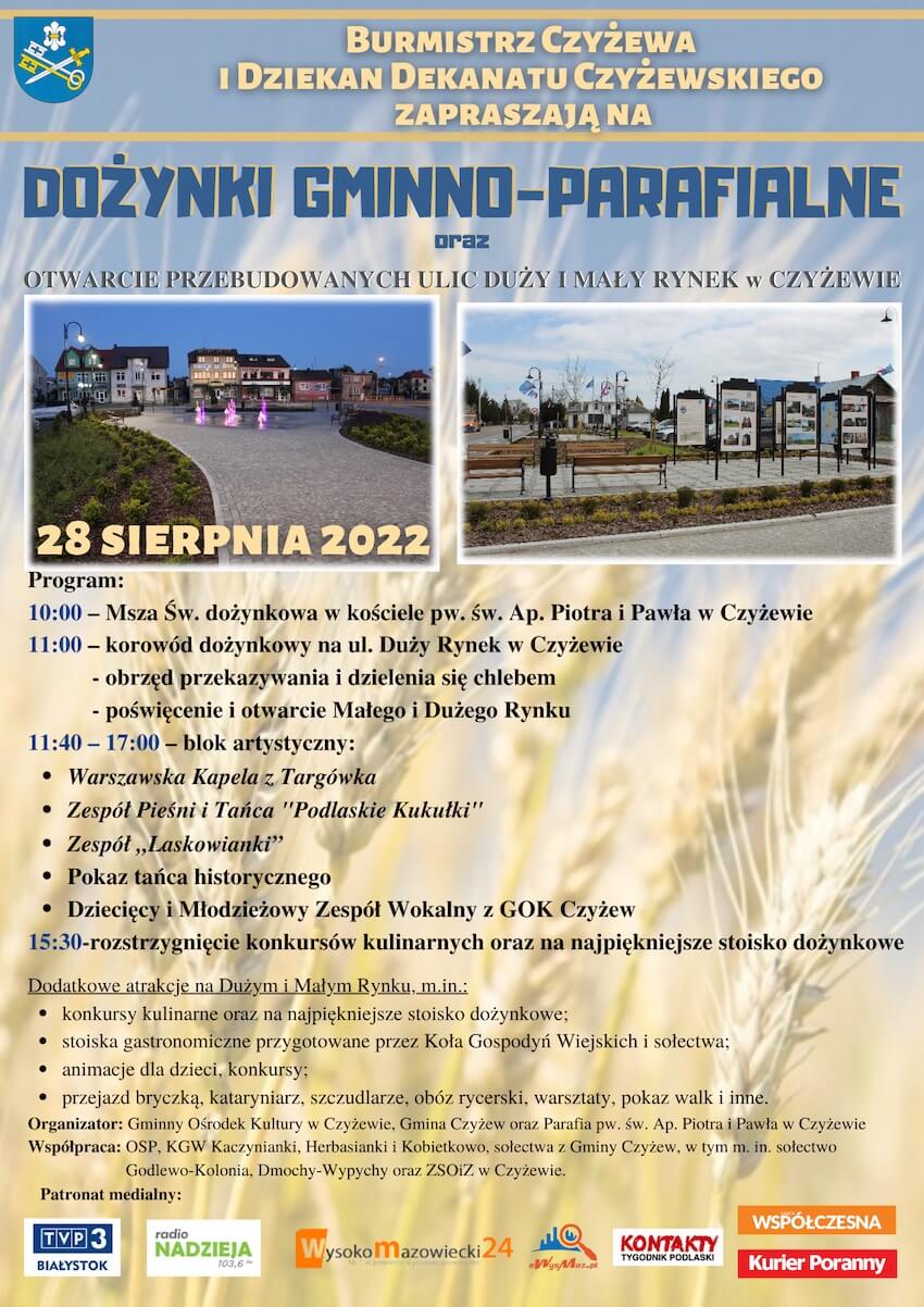 Plakat Dożynki Gminno Powiatowe kopia