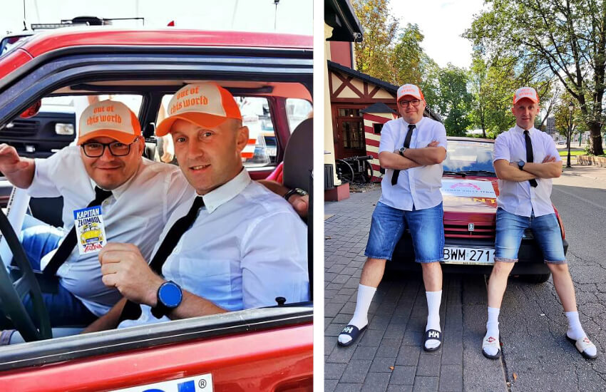 Ładą Samarą do Albanii. Za kierownicą Wójt Gminy Kulesze Kościelne  [foto]