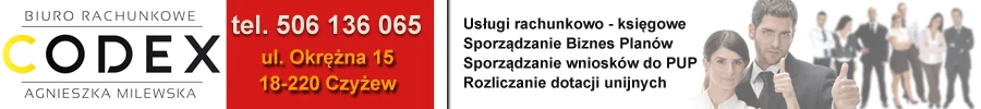 Biuro Rachunkowe Codex Agnieszka Milewska - Czyżew
