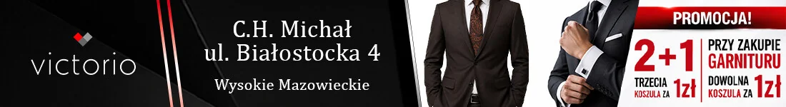 Victorio - sklep męski, CH Michał, ul. Białostocka 4 w Wysokiem Mazowieckiem