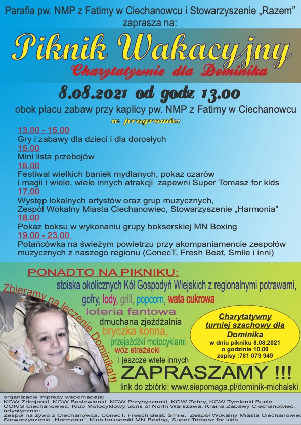 plakat Piknik dla Dominika