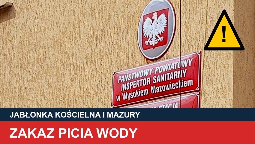 Wysokie Mazowieckie: tablica Państwowego Powiatowego Inspektora Sanitarnego