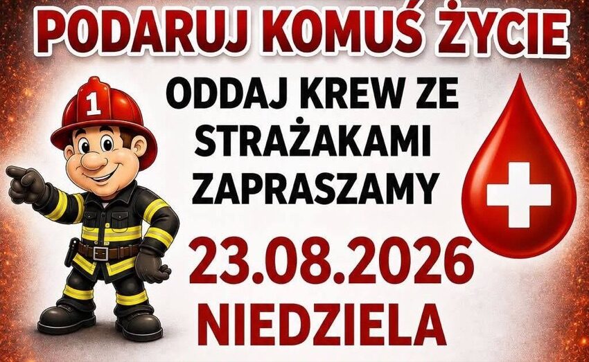 Rosochate Kościelne: zapowiedź XXXVII akcji krwiodawstwa w remizie OSP