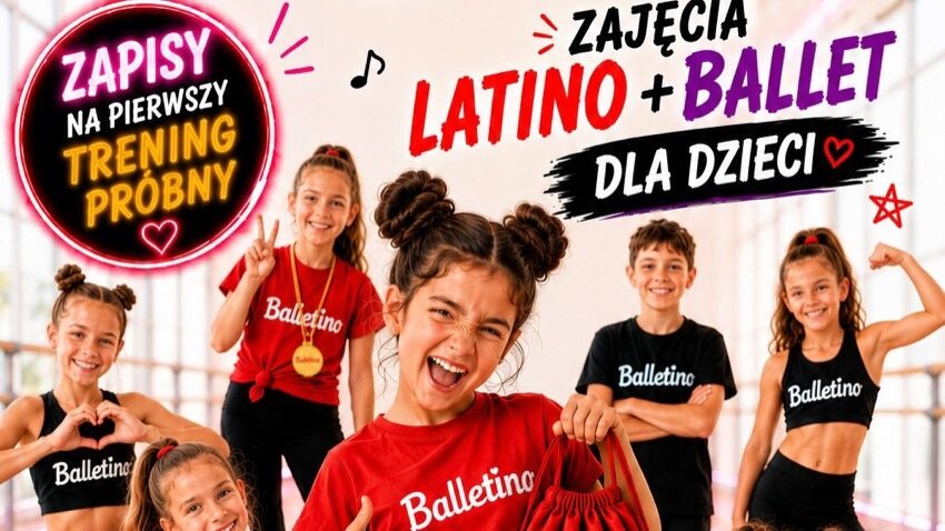 Zajęcia latino i balet dla dzieci w GOK w Nowych Piekutach
