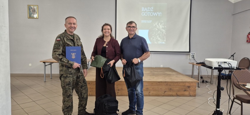 Krajowy Trening Reagowania w Brykach - podziękowania po zajęciach