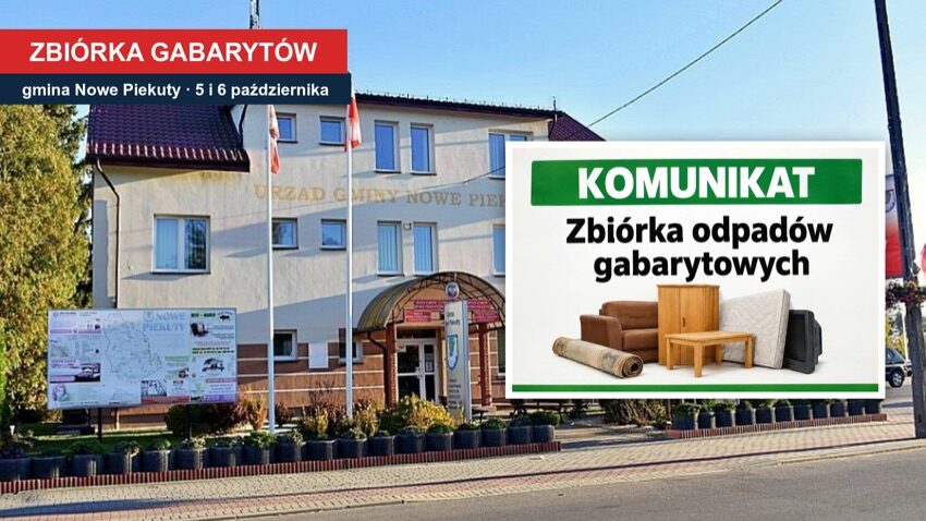 Zbiórka odpadów gabarytowych w gminie Nowe Piekuty - Urząd Gminy Nowe Piekuty