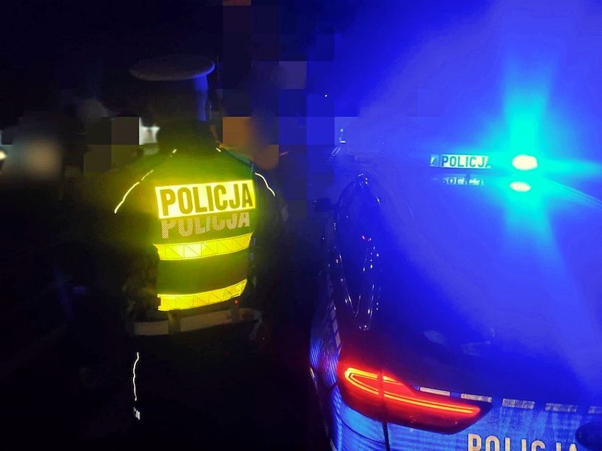 Kontrola policji nocą