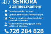 Całodobowa opieka SENIORA z zamieszkaniem