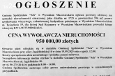Przetarg na sprzedaż nieruchomości