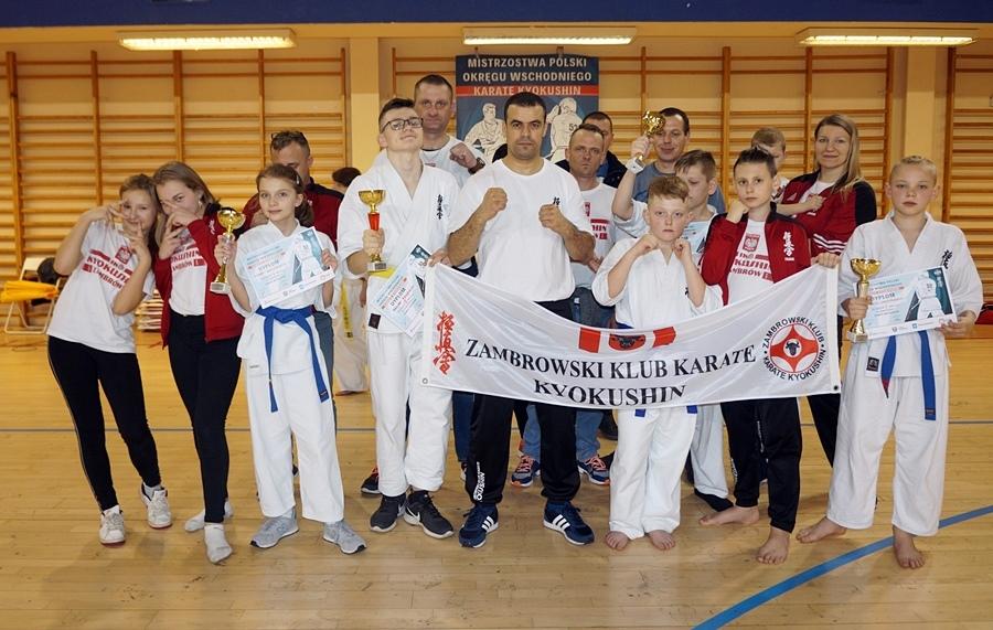 Udany występ naszych karateków na Mistrzostwach Polski Okręgu Wschodniego [foto]