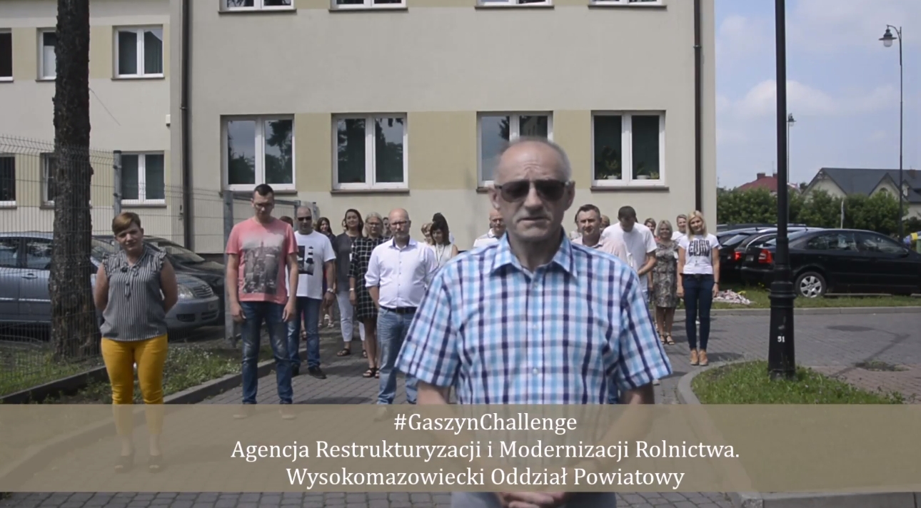 #GaszynChallenge pracowników ARiMR Biura Powiatowego w Wysokiem Mazowieckiem
