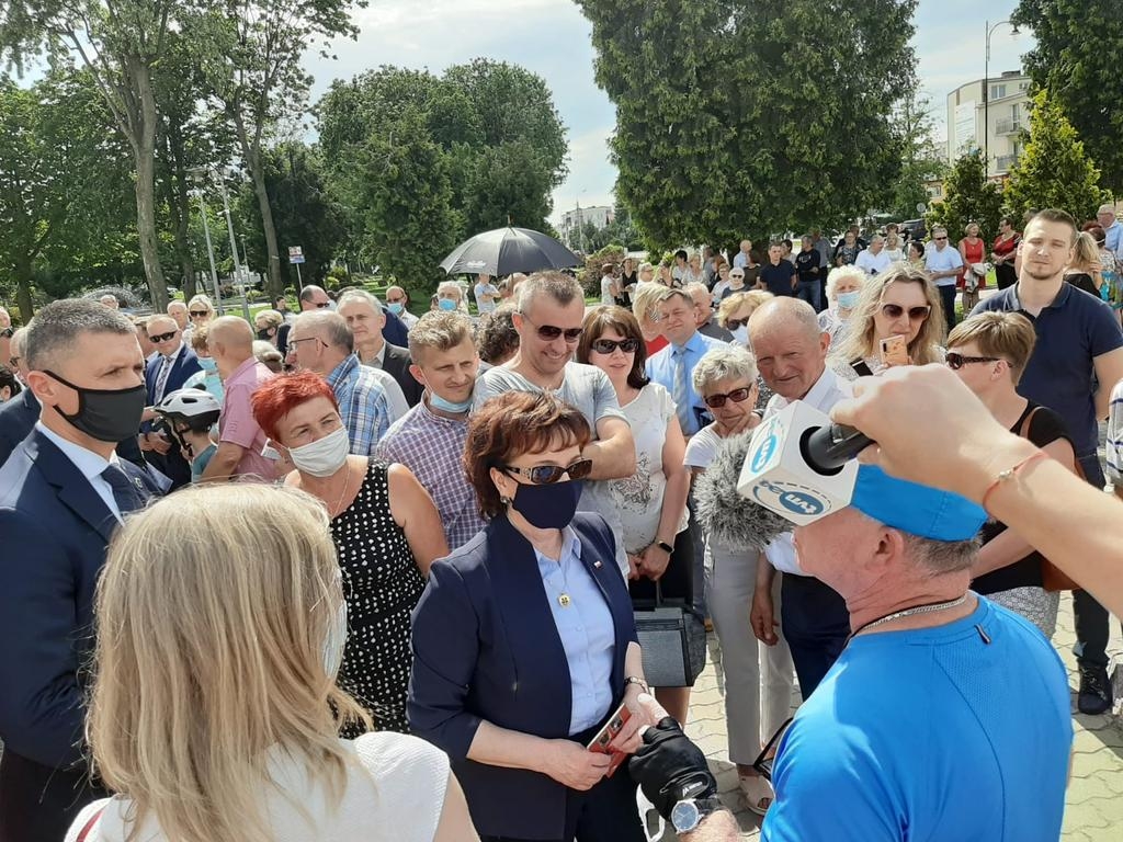 Marszałek Elżbieta Witek w Wysokiem Mazowieckiem [wideo]