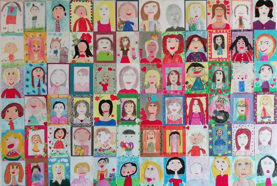 Czyżew: GOK w Czyżewie. Gminny Konkurs Plastyczny "Portret Mamy" rozstrzygnięty