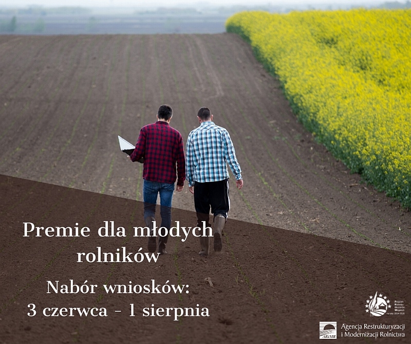 ARiMR: 150 tys. zł premii dla młodego rolnika. Wnioski od 3 czerwca