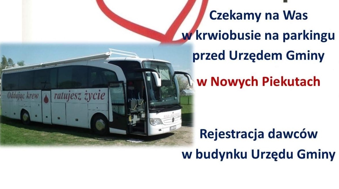 Nowe Piekuty. Zaproszenie na akcją krwiodawstwa [27.06]