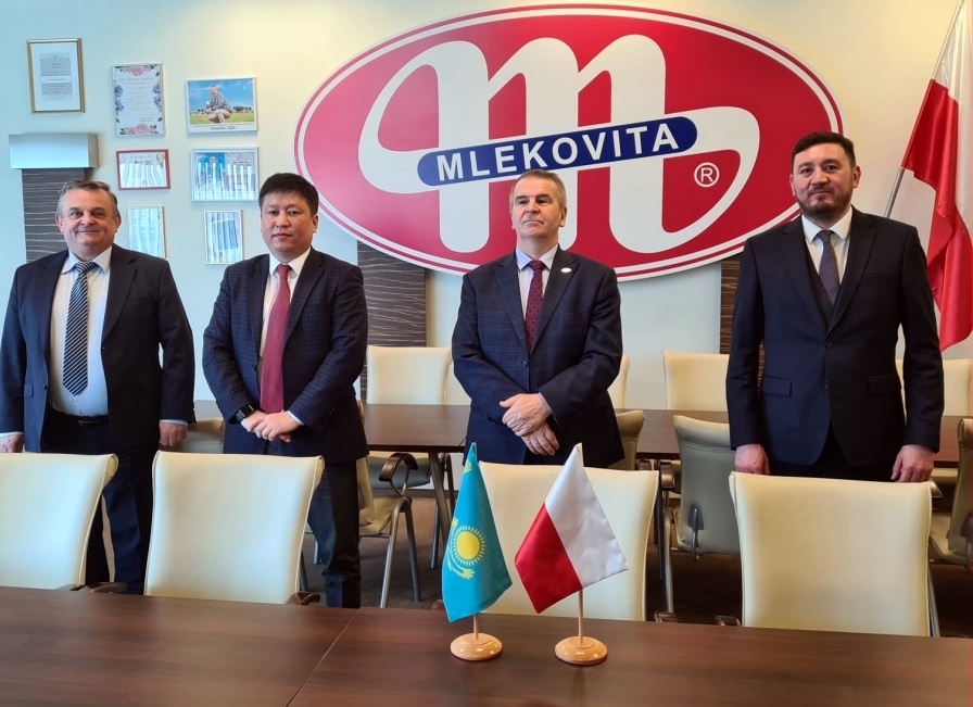 Wysokie Mazowieckie: Mlekovita umacnia stosunki gospodarcze z Kazachstanem