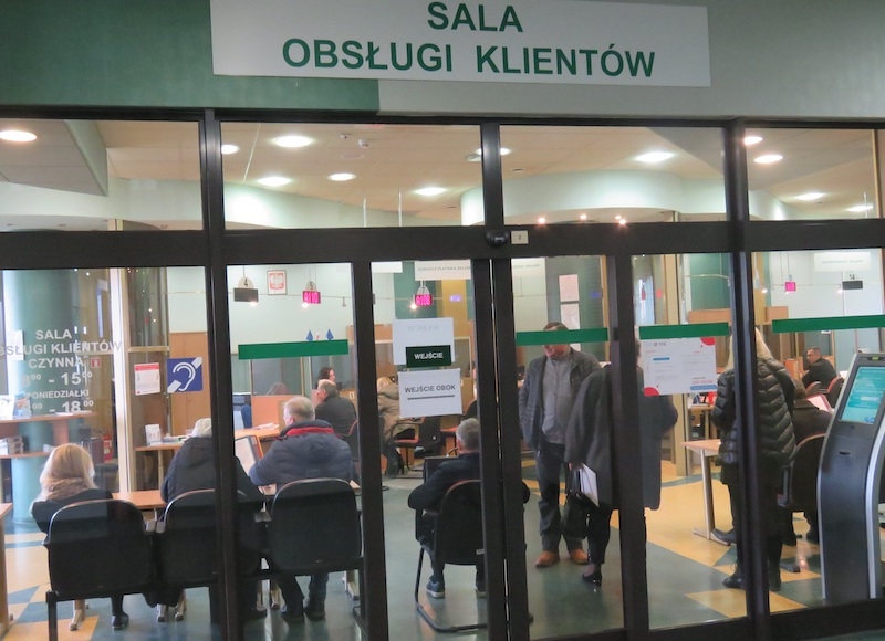 Wysokie Mazowieckie: Sale obsługi klientów w ZUS  w poniedziałki znów otwarte dłużej