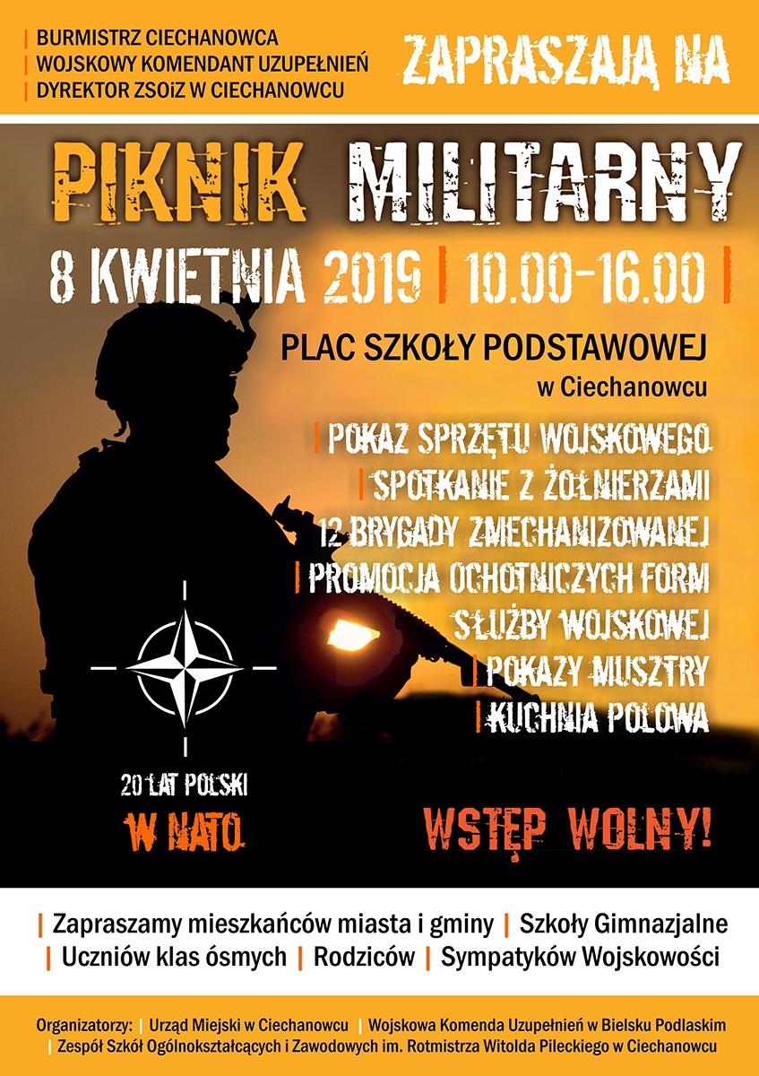 20 lat obecności Polski w NATO. W Ciechanowcu odbędzie się piknik wojskowy [08.04]